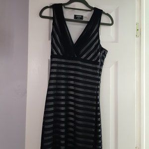 New Guess blue and white body con short dress